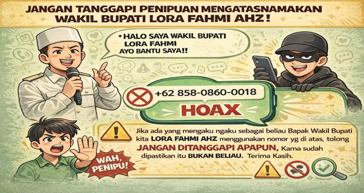 WASPADA PENIPUAN MENGATASNAMAKAN WAKIL BUPATI