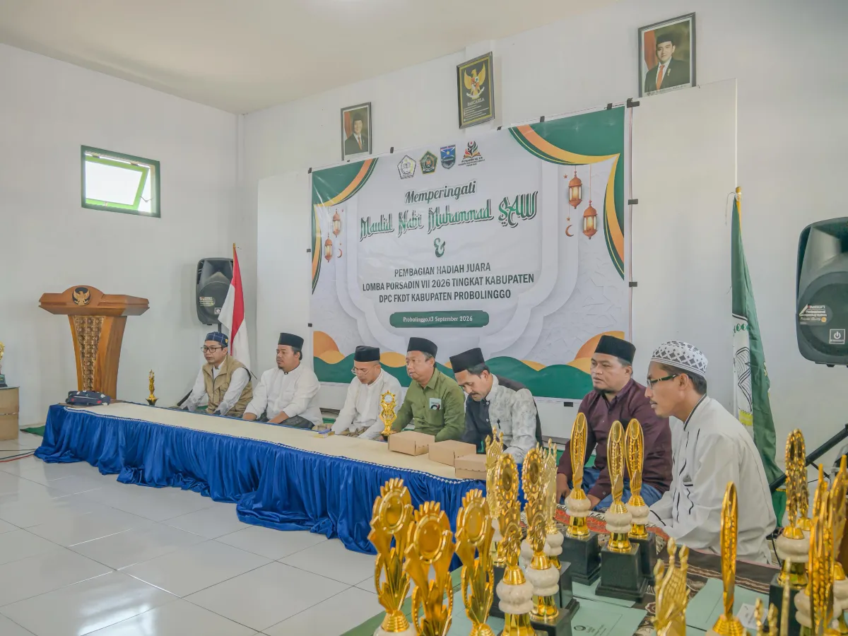 FKDT Banyuanyar Gelar Maulid Nabi dan Serahkan Hadiah Porsadin VII 2026