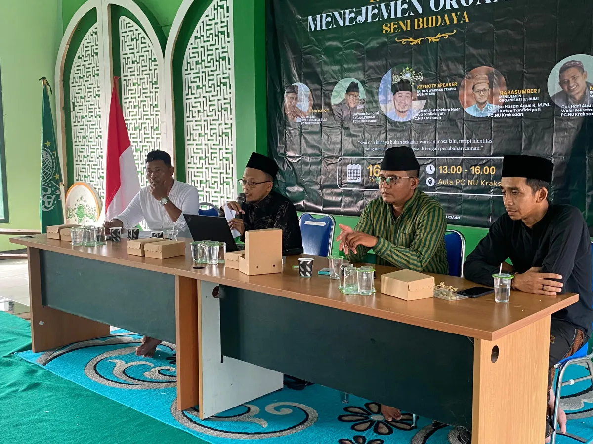 Lokakarya Lesbumi PCNU Kraksaan: Dr. Abu Hasan Agus Bedah Tiga Tipologi Seni dan Arah Dakwah Islam Nusantara