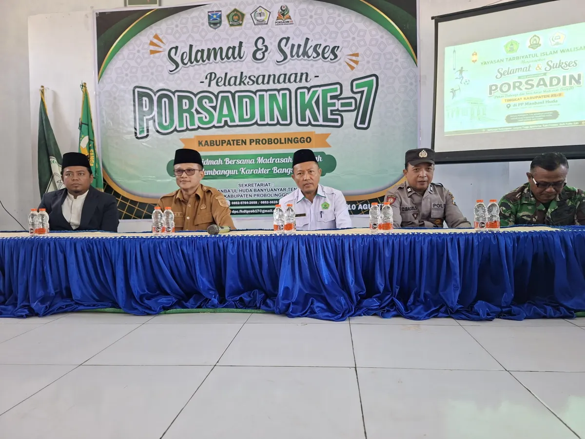 Dinas Pendidikan Kabupaten Probolinggo Komitmen Bersinergi Majukan Potensi Santri di Porsadin VII
