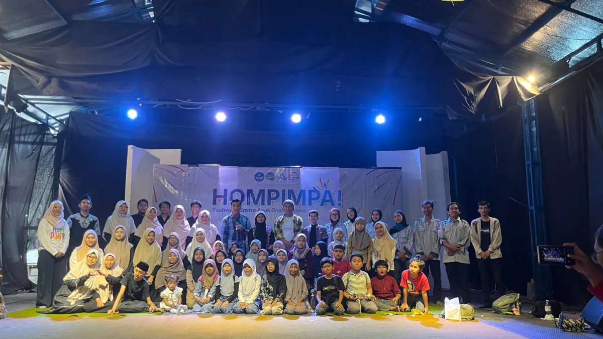 HOMPIMPA! Festivaria Sastra Anak Dhahanapura Ditutup dengan Peluncuran Tiga Buku